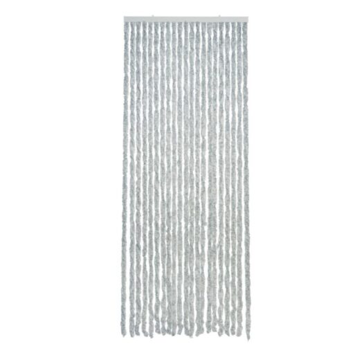 Vliegengordijn martinique grijs/wit 90x230cm