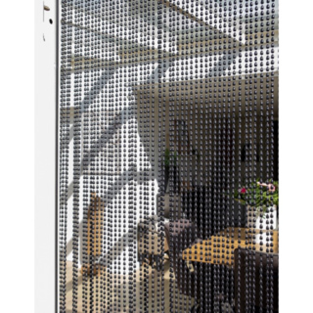 Vliegengordijn dominica beads zwart 90x210cm - Afbeelding 3