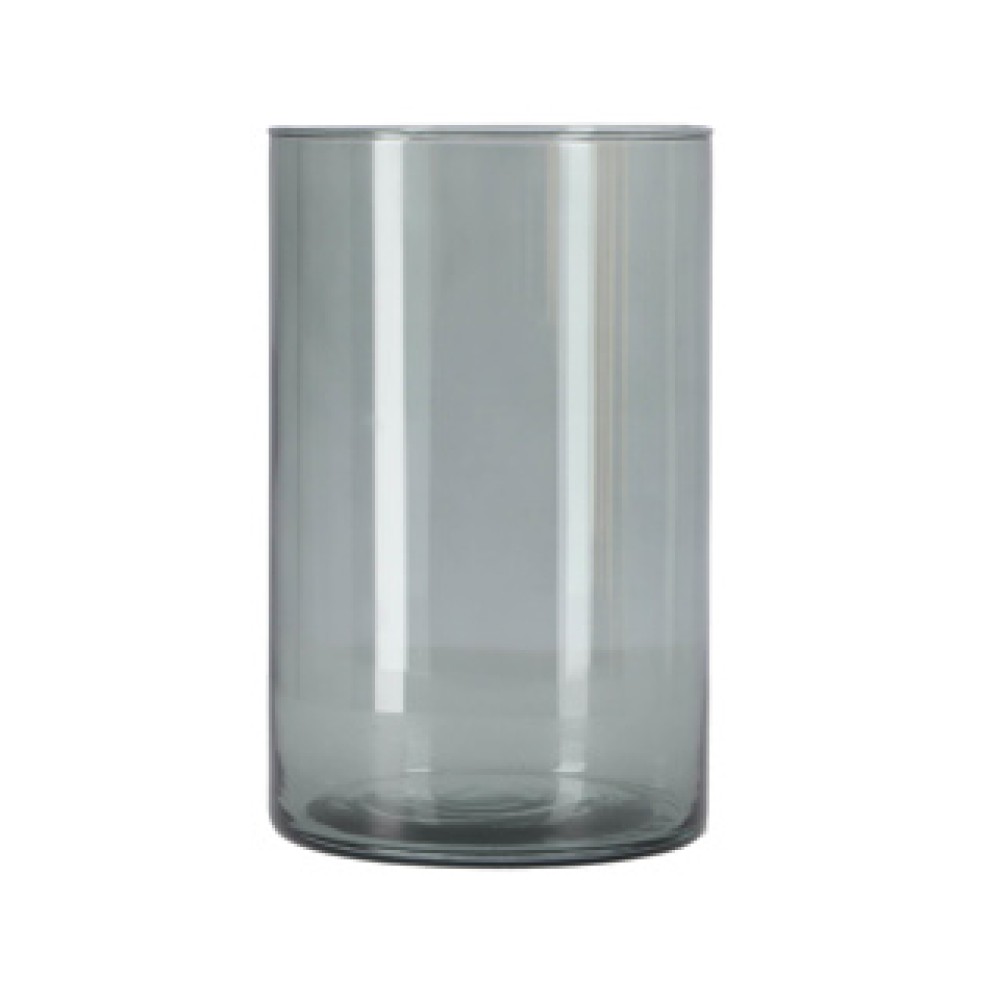 Vaas Levi cylinder dark grey transp. H21 D14 - Afbeelding 2