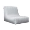 Opblaasbare sofa licht grijs70x90x70 cm