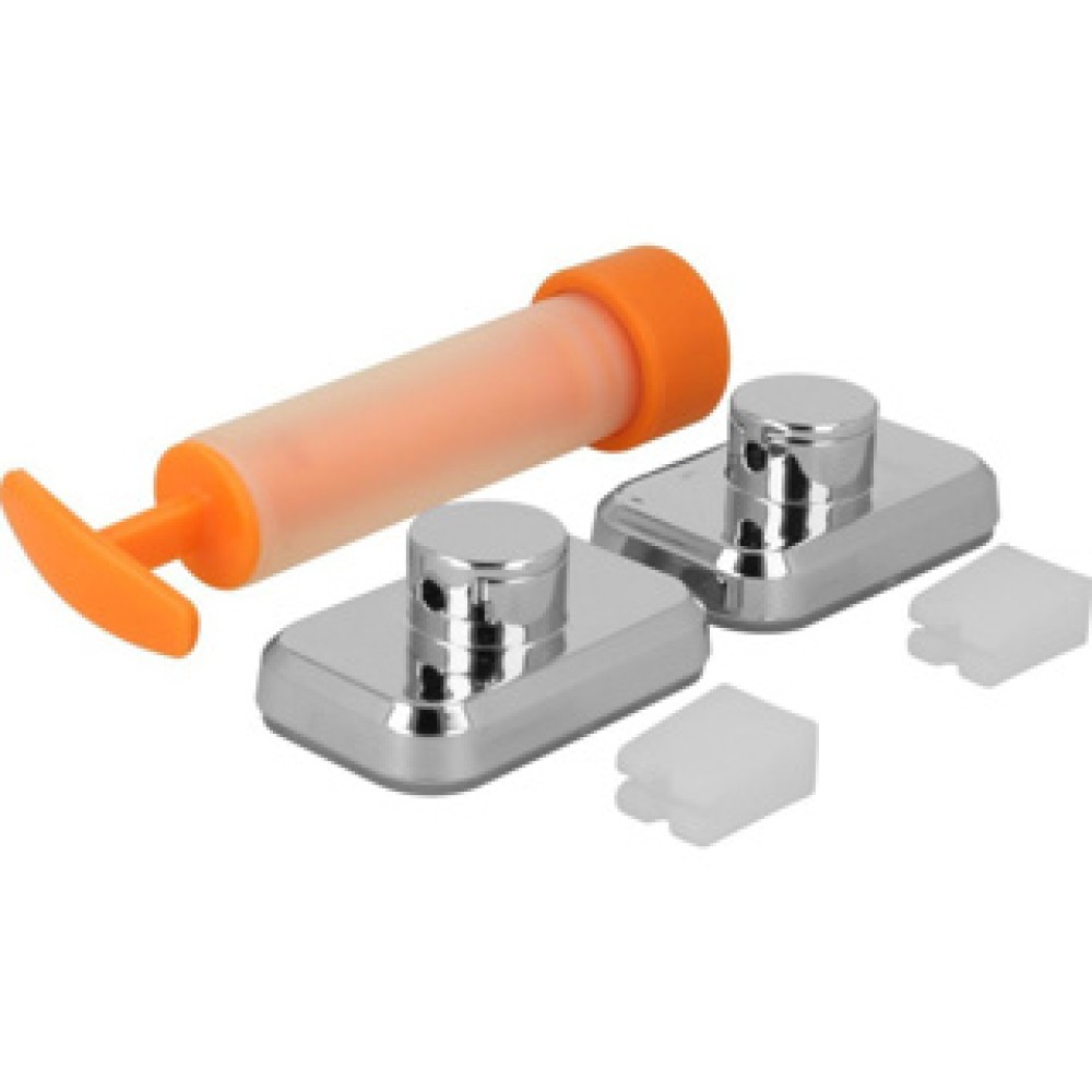 Badkamer rek hoekplank vacuum fix23x23x35 cm - Afbeelding 2