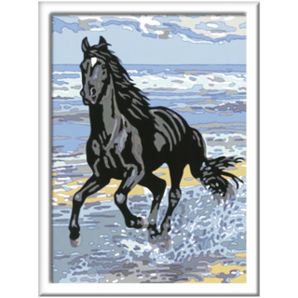 Ravensburger Schilderen Op Nummer paard in de branding - Afbeelding 2
