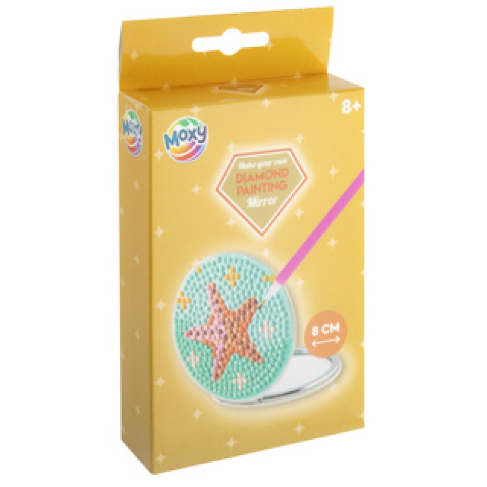 diamantverven spiegel maken 8cm 3 assorti - Afbeelding 2