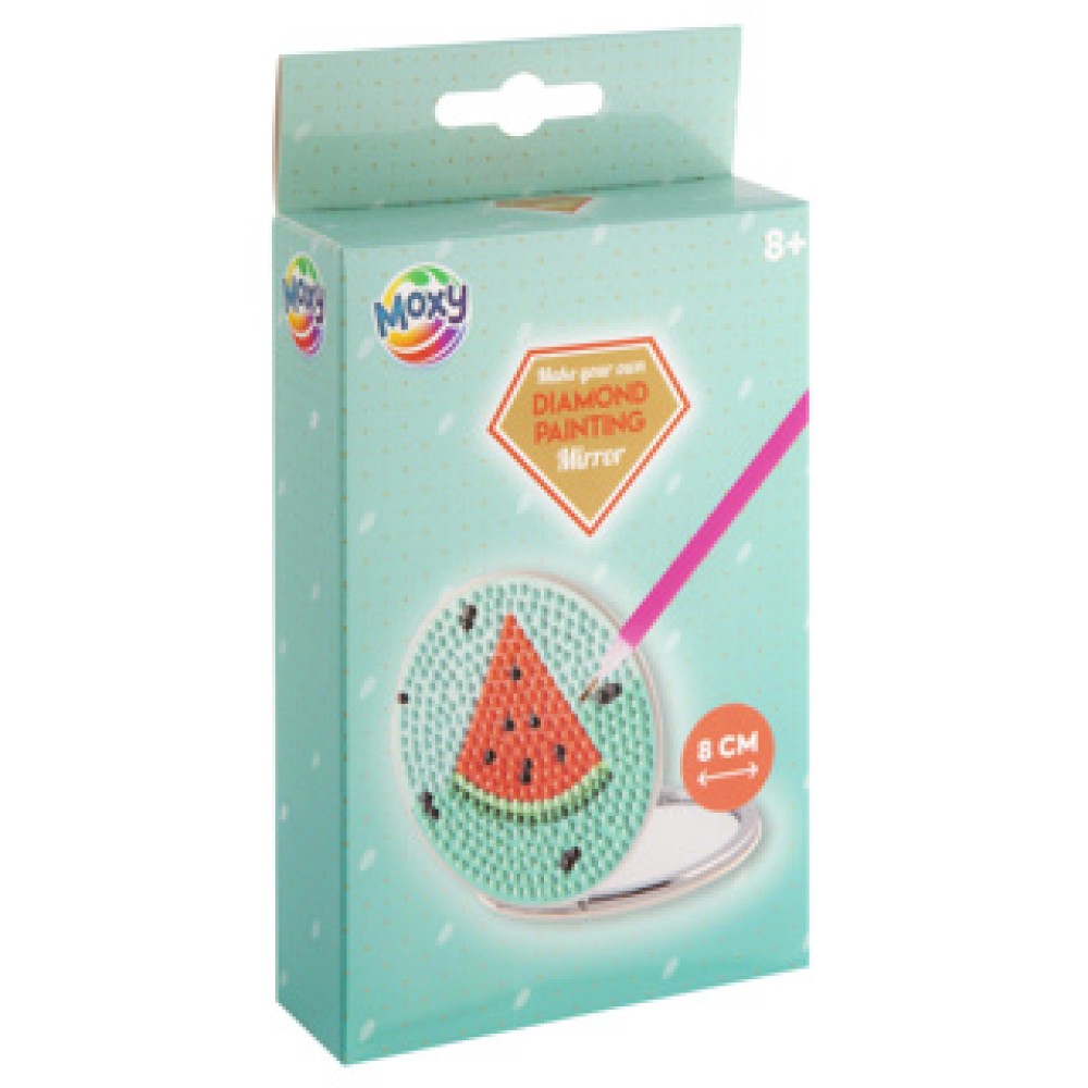 diamantverven spiegel maken 8cm 3 assorti - Afbeelding 3