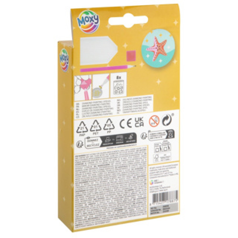 diamantverven spiegel maken 8cm 3 assorti - Afbeelding 5