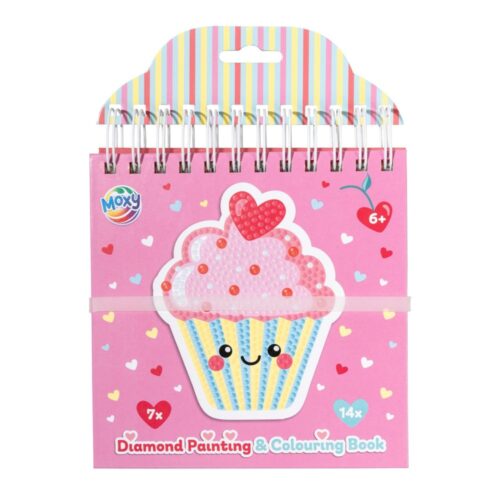 Diamantverven en kleurboek luxe 16x16cm