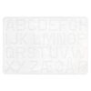 Hama Strijkkralen Grondplaat Letters Wit