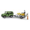 Bruder Auto Landrover Defender Met Micrograafmachine