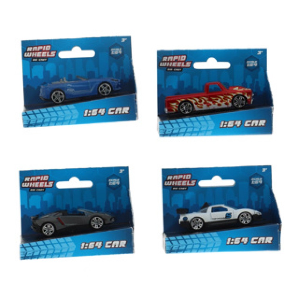 Rapid Wheels Auto die cast single pack assorti - Afbeelding 2