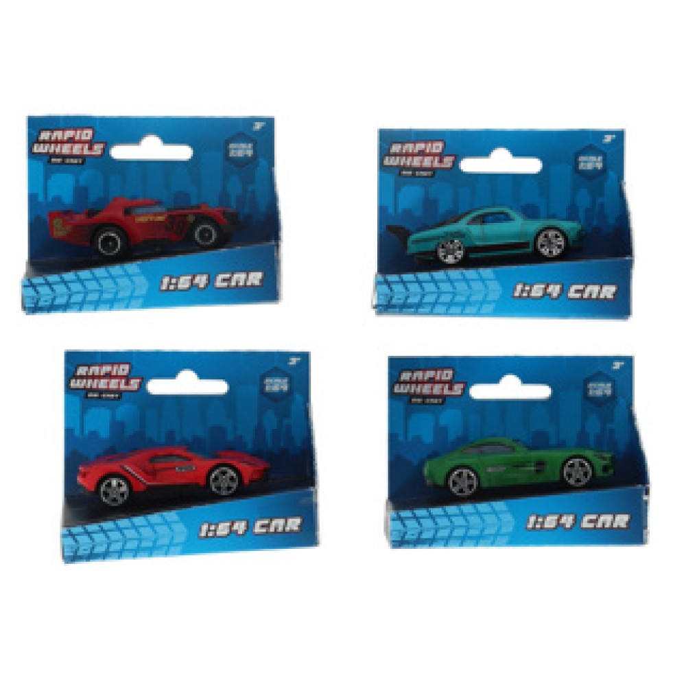 Rapid Wheels Auto die cast single pack assorti - Afbeelding 4
