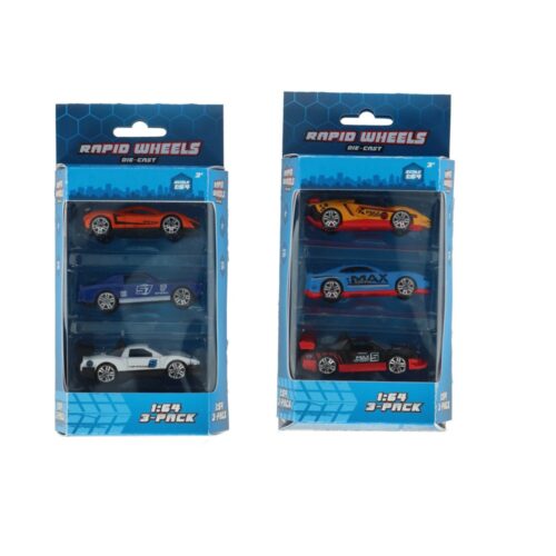 Rapid Wheels Auto die cast 3 pack assorti (assortiment – willekeurige uitvoering)