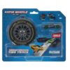 Rapid Wheels Auto launcher met die cast  auto in autoband opberg assorti (assortiment – willekeurige uitvoering)