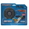 Rapid Wheels Auto launcher met die cast  auto in autoband opberg assorti (assortiment – willekeurige uitvoering)