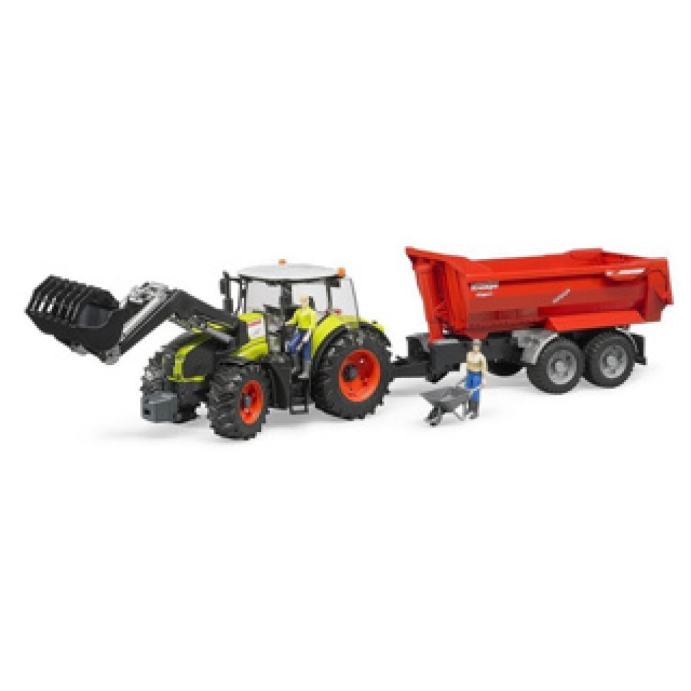 Bruder Tractor Claas Axion 950 Met Frontlader - Afbeelding 4