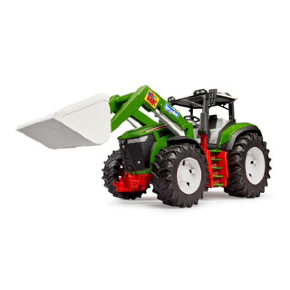 Bruder Roadmax tractor met frontlader en kiepkar - Afbeelding 3