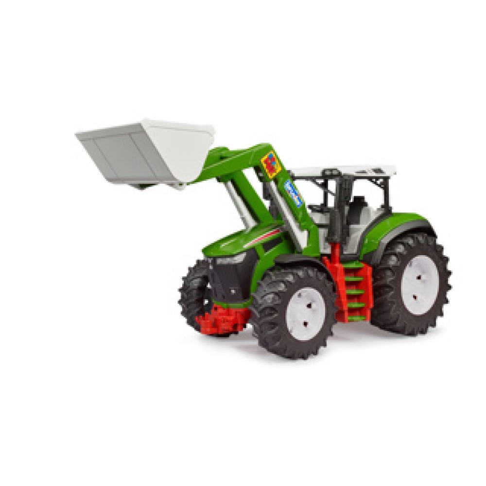 Bruder Roadmax tractor met frontlader en kiepkar - Afbeelding 5