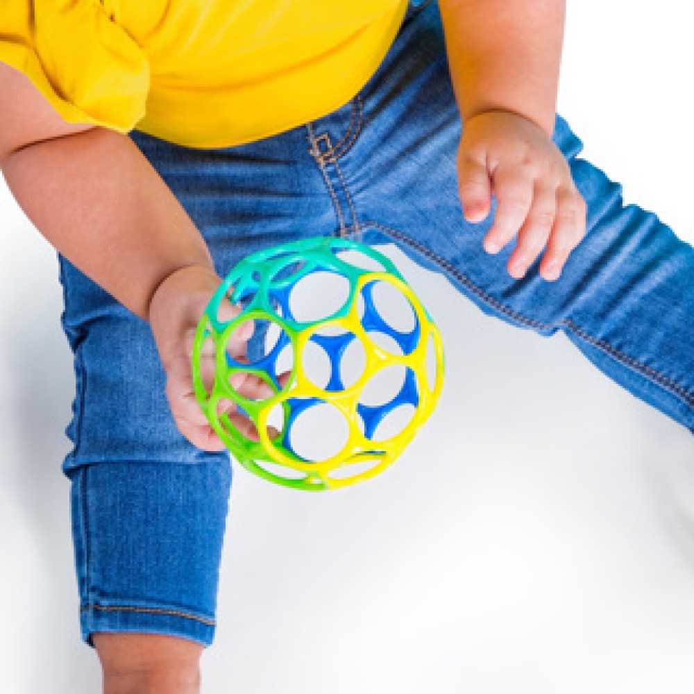 Oball Original klassiek easy grip blauw/groen - Afbeelding 3