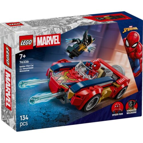 LEGO 76336 Super Heroes Marvel Spider-Man auto vs. Venomized Wolverine
