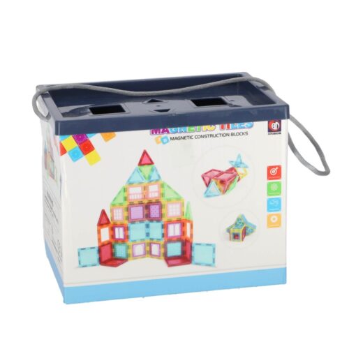 Magnetische tegel 45 delig 6,5cm in luxe opbergbox