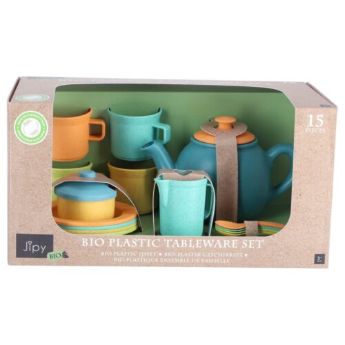 Jipy bioplastic Speelgoed Servies 15-delig