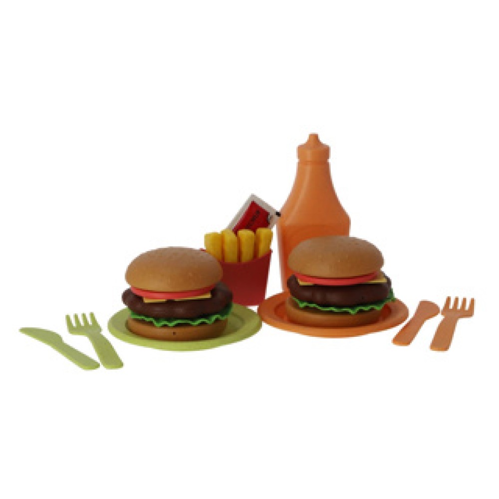 Jipy bioplastic hamburger speelset 25 delig - Afbeelding 2