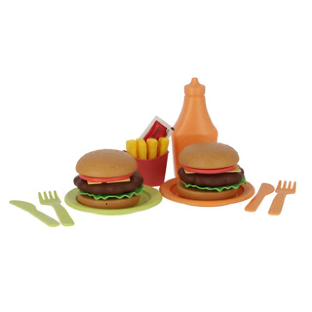 Jipy bioplastic hamburger speelset 25 delig - Afbeelding 4