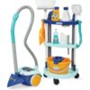 Schoonmaak trolley en stofzuiger