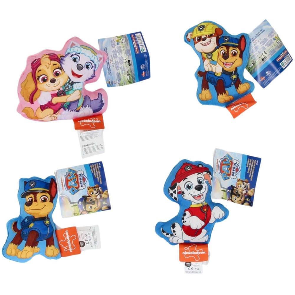 Paw Patrol mini kussen 15cm asst