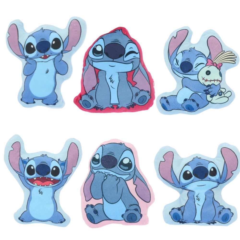 Stitch kussen mini 15 cm assorti