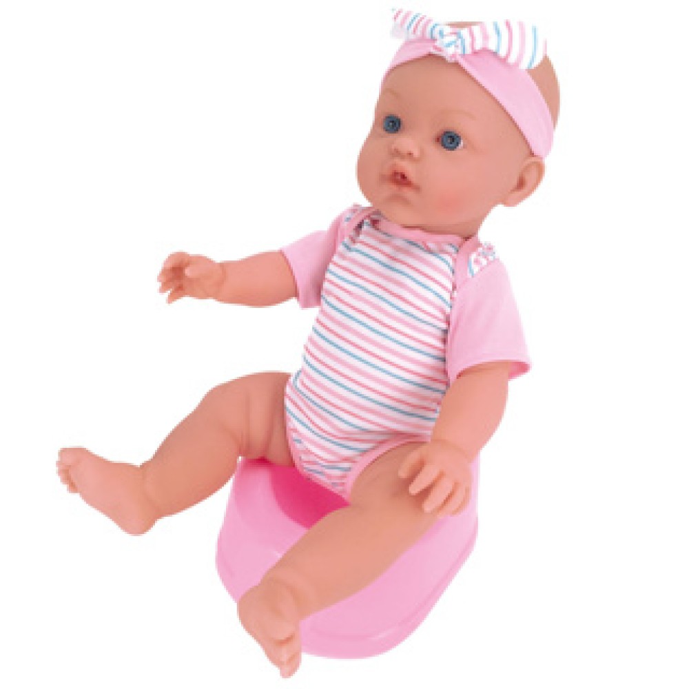 Pop 43 Cm Drink & Plas Met 9 Accessoires Dolls Room - Afbeelding 2