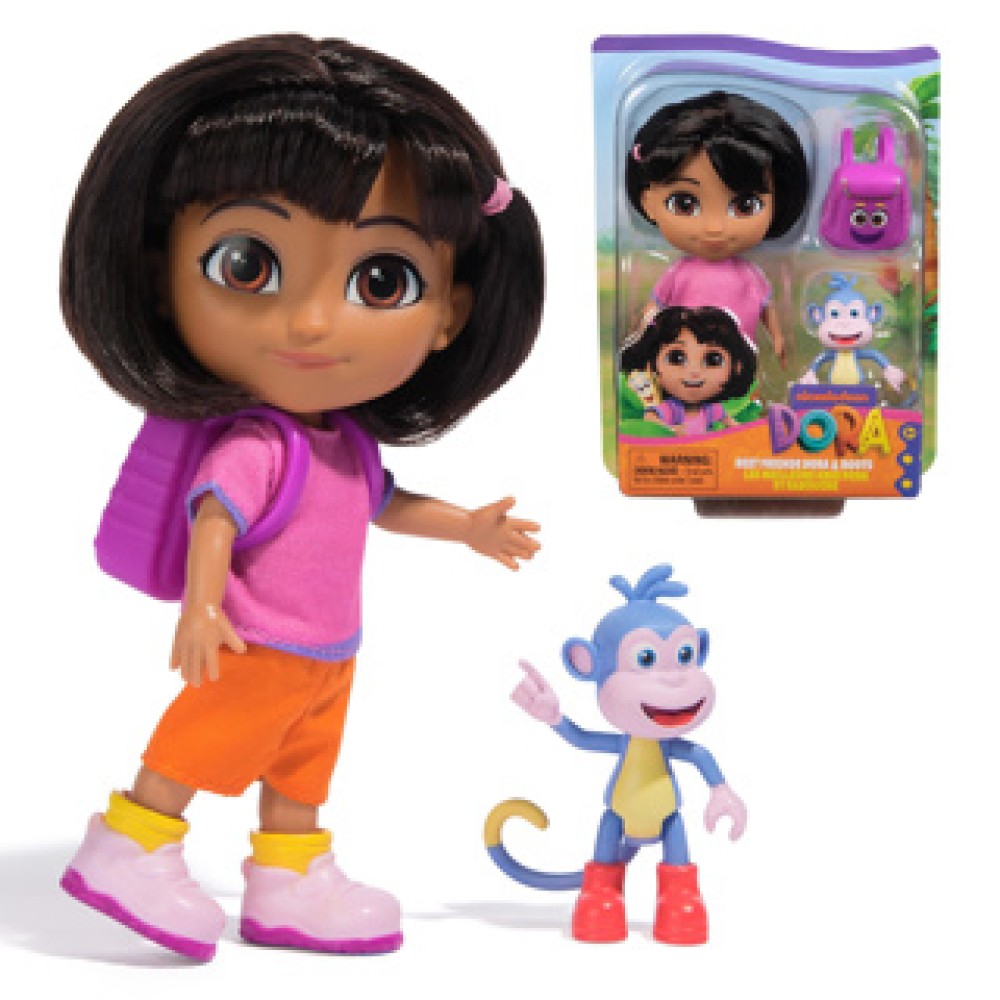 Dora Pop 15 Cm Met Rugzak En Boots - Afbeelding 3