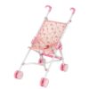 Poppenbuggy roze bloem