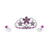 Tiara met oorbellen assorti (assortiment – willekeurige uitvoering)