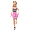 Barbie pop fashionista blond haar en streepjes top