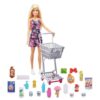 Barbie met boodschappenkar