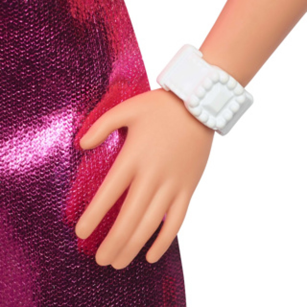 Barbie Fashionista pop pink dress heart cut out - Afbeelding 5