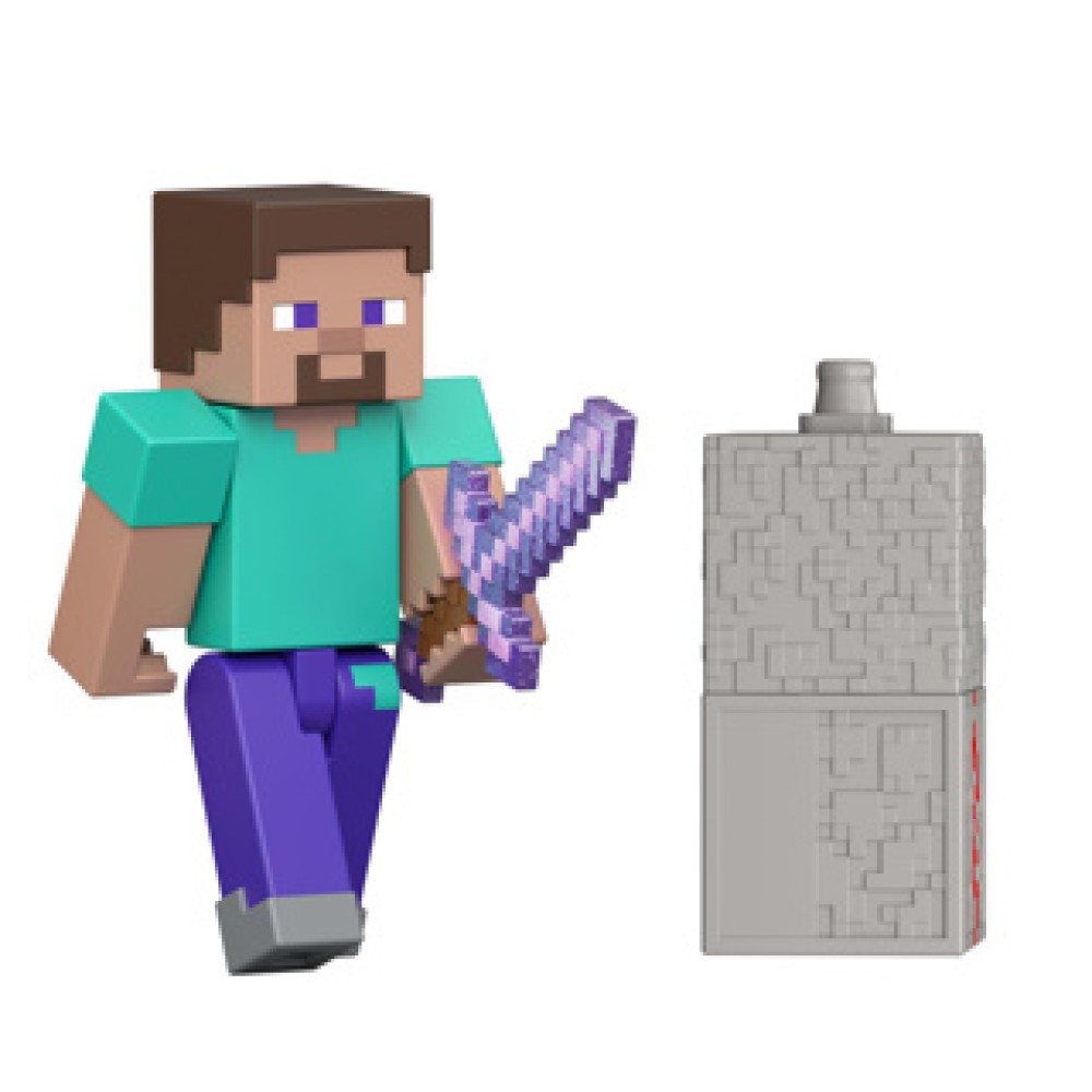 Minecraft 8cm Figuur Steve - Afbeelding 2