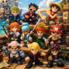 One Piece Mini Action Figure