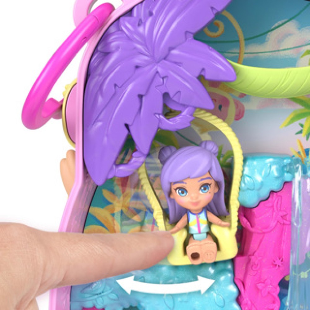 Polly Pocket Pineapple Monkey Colada Compact - Afbeelding 4
