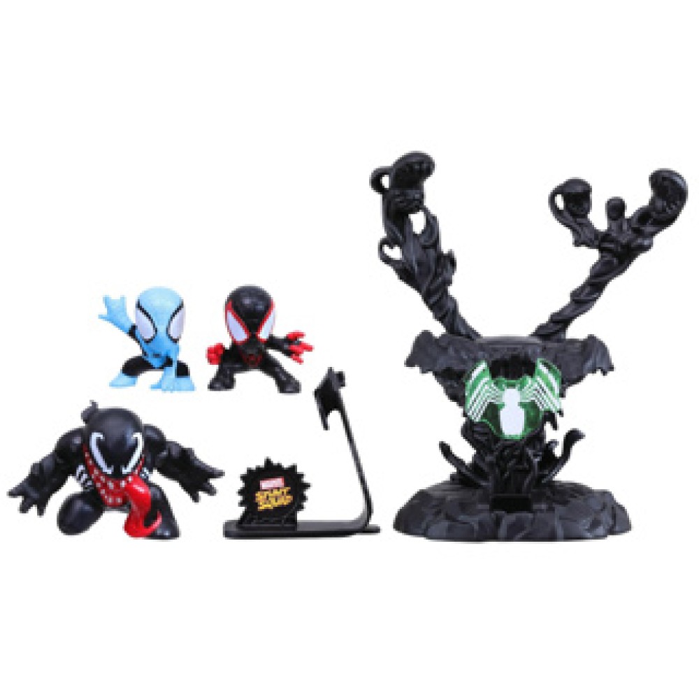 Marvel Stunt Squad Speelset Venom VS Miles Morales Middel Assorti - Afbeelding 5