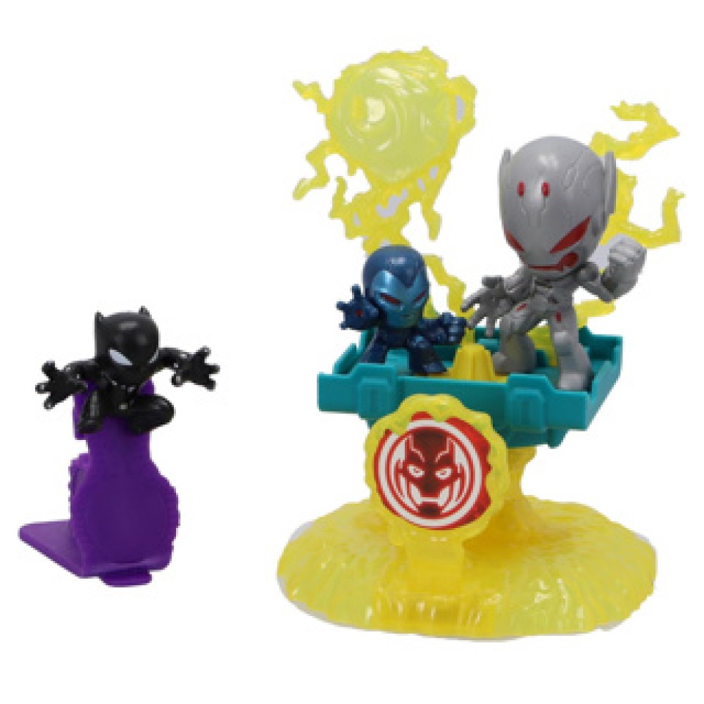 Marvel Stunt Squad Speelset Ironman VS Black Panther Middel Assorti - Afbeelding 3