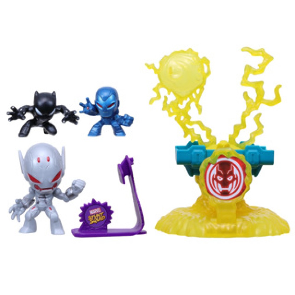 Marvel Stunt Squad Speelset Ironman VS Black Panther Middel Assorti - Afbeelding 4