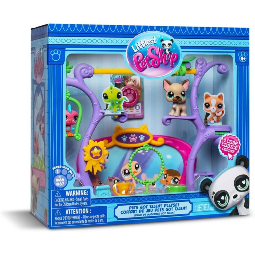 Littlest pet shop got talent playset 2 diertjes