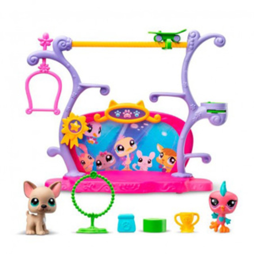 Littlest pet shop got talent playset 2 diertjes - Afbeelding 2