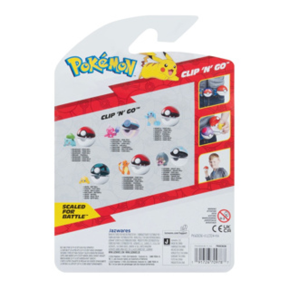 Pokémon Clip 'N' Go Squirtle - Afbeelding 2