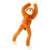 Pluchiez pluche aap met lange armen 80 cm bruin