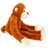 Pluchiez pluche aap met lange armen 80 cm bruin