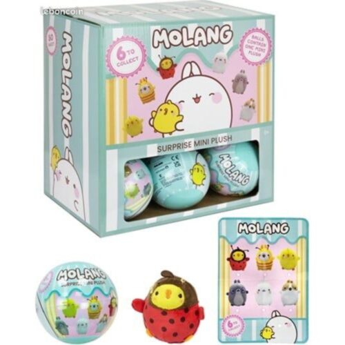 Molang pluche 7,5cm surprise display asst (assortiment – willekeurige uitvoering)