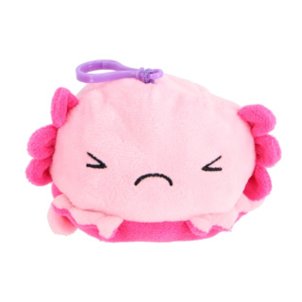 Axolotl pluche omkeer met sleutelhanger 4 assorti 10 cm - Afbeelding 2