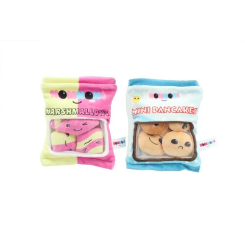 Marshmallows/pancakes pluche 2 assorti (assortiment – willekeurige uitvoering)